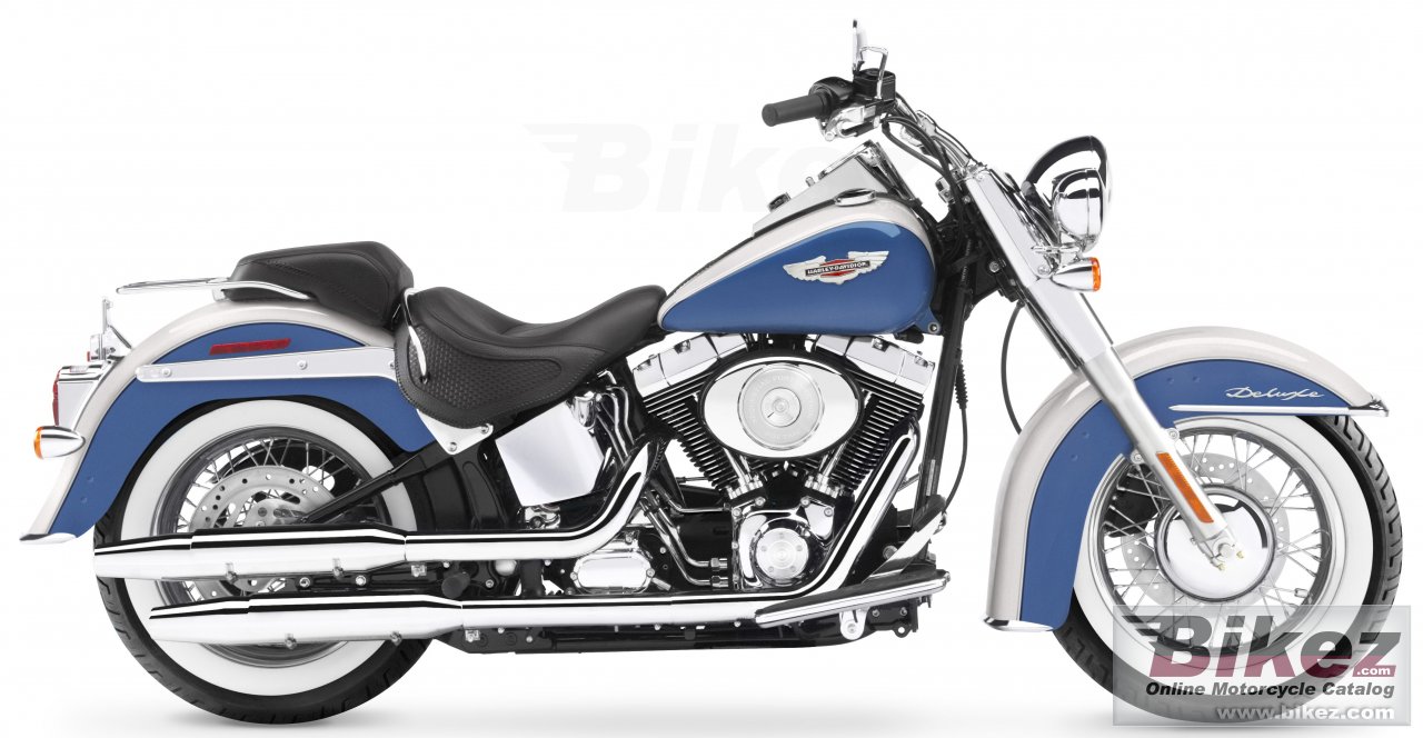 Big Harley-Davidson flstni softail deluxe picture and wallpaper from Bikez.com